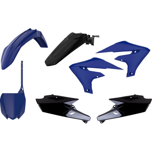 Kit plastiques POLISPORT bleu/noir Yamaha YZ250/450F