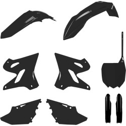 Kit Plastiques POLISPORT noir Yamaha YZ125/250