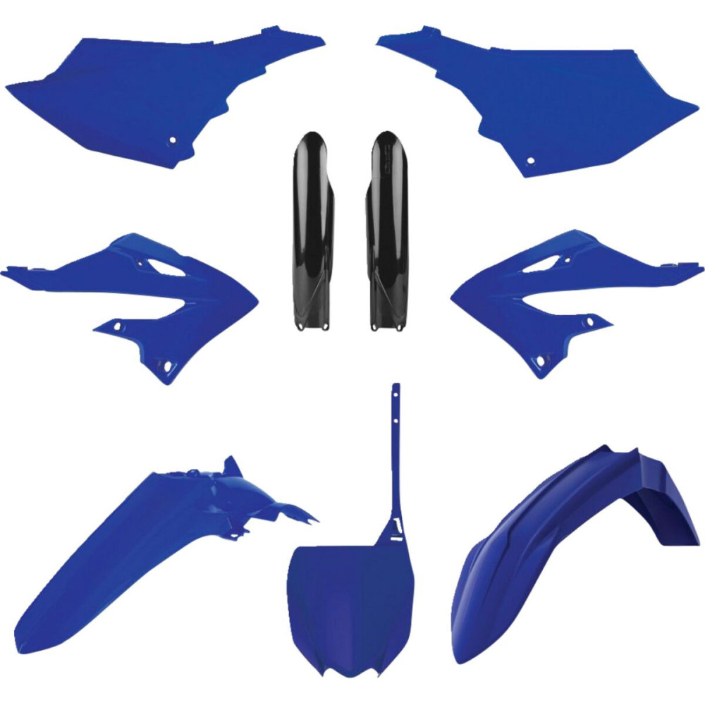 Kit plastiques POLISPORT - couleur origine (22) Yamaha YZ125/250