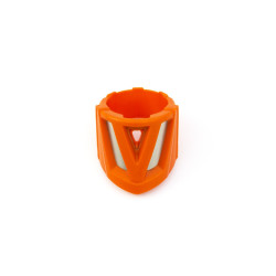 Protection de silencieux POLISPORT courte orange Polisport 1 - AVSmoto Racing Parts 