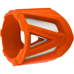 Protection de silencieux POLISPORT courte orange Polisport 2 - AVSmoto Racing Parts 