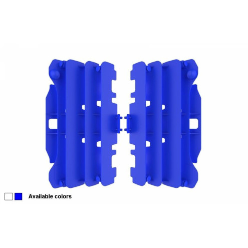 Cache radiateur POLISPORT bleu Yamaha YZ250F/450F