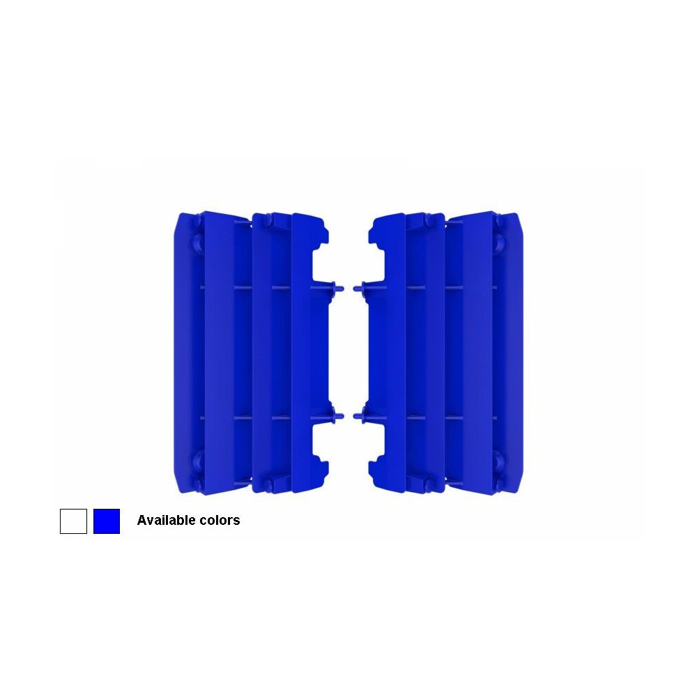 Cache radiateur POLISPORT bleu Yamaha YZ125/250