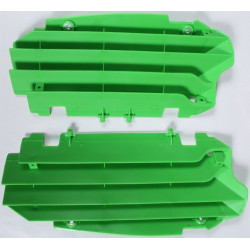 Cache radiateur POLISPORT vert Kawasaki KX450F