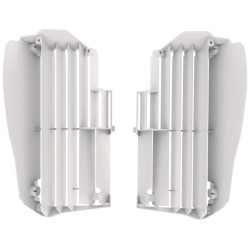 Cache radiateur POLISPORT blanc Yamaha YZ450F