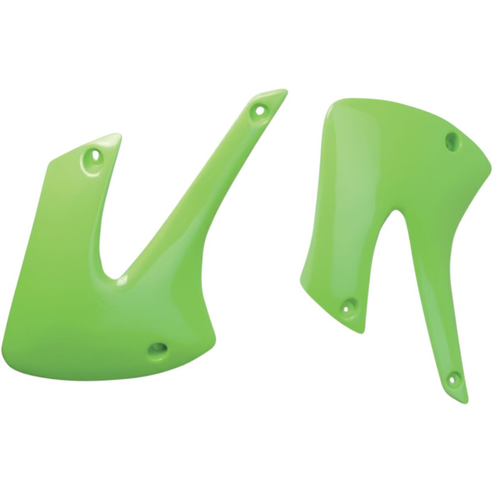 Ouïes de radiateur UFO vert Kawasaki KX85/80 Ufo 1 - AVSmoto Racing Parts 