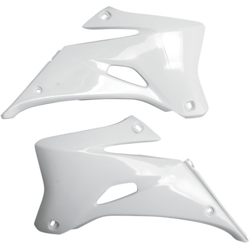 Ouïes de radiateur UFO blanc Yamaha YZ250F/450F Ufo 1 - AVSmoto Racing Parts 