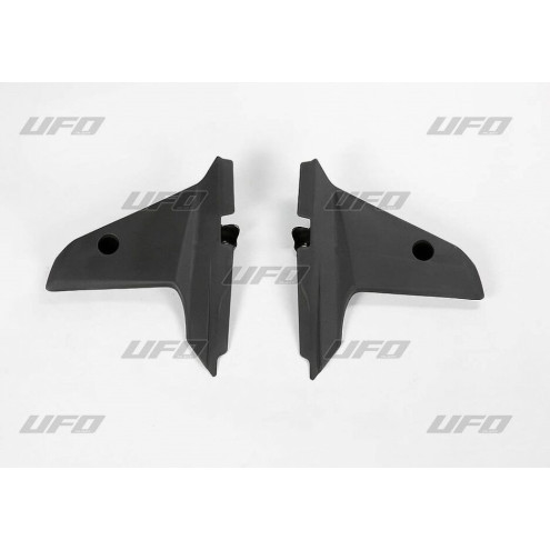 Ouïes inférieures de radiateur UFO noir Husqvarna Ufo 1 - AVSmoto Racing Parts 