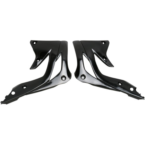 Ouïes de radiateur UFO noir Kawasaki KX450F Ufo 1 - AVSmoto Racing Parts 