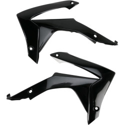 Ouïes de radiateur UFO noir Honda CRF250R/450R Ufo 1 - AVSmoto Racing Parts 