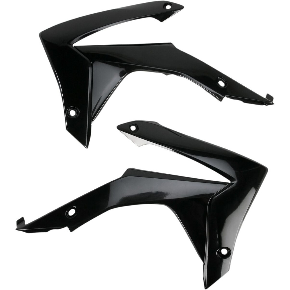 Ouïes de radiateur UFO noir Honda CRF250R/450R Ufo 1 - AVSmoto Racing Parts 