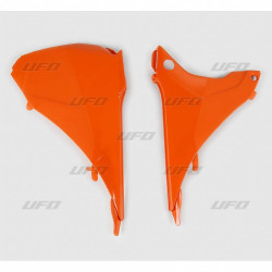 Caches boîte à air UFO orange KTM Ufo 1 - AVSmoto Racing Parts 