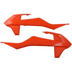 Ouïes de radiateur UFO orange KTM SX85 Ufo 1 - AVSmoto Racing Parts 