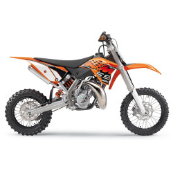 Garde-boue arrière UFO orange KTM Ufo 2 - AVSmoto Racing Parts 