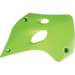 Ouïes de radiateur UFO vert Kawasaki KX80 Ufo 1 - AVSmoto Racing Parts 