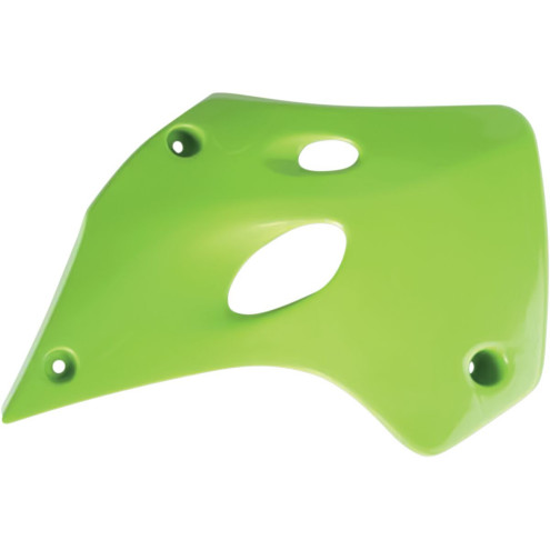 Ouïes de radiateur UFO vert Kawasaki KX80 Ufo 1 - AVSmoto Racing Parts 