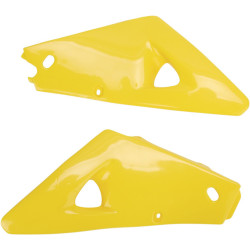 Ouïes supérieures de radiateur UFO jaune Husqvarna Ufo 1 - AVSmoto Racing Parts 