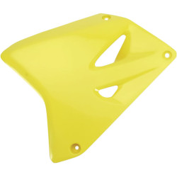 Ouïes de radiateur UFO jaune Suzuki RM85 Ufo 1 - AVSmoto Racing Parts 