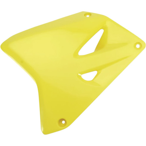 Ouïes de radiateur UFO jaune Suzuki RM85 Ufo 1 - AVSmoto Racing Parts 