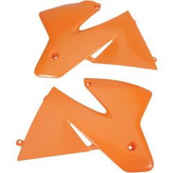 Ouïes de radiateur UFO orange KTM Ufo 1 - AVSmoto Racing Parts 