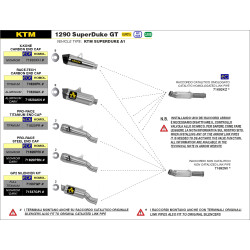 Silencieux Arrow - KTM 1290 SuperDuke GT