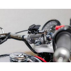 Support de montage guidon QUAD LOCK Pro Chrome QUAD LOCK 4 - AVSmoto Racing Parts 