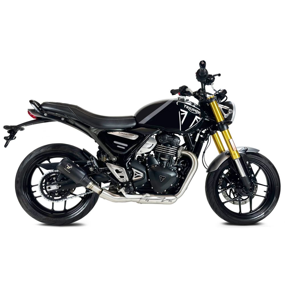 Echappement IX-Race MK2 Black Triumph 400 Speed / Scrambler 2024