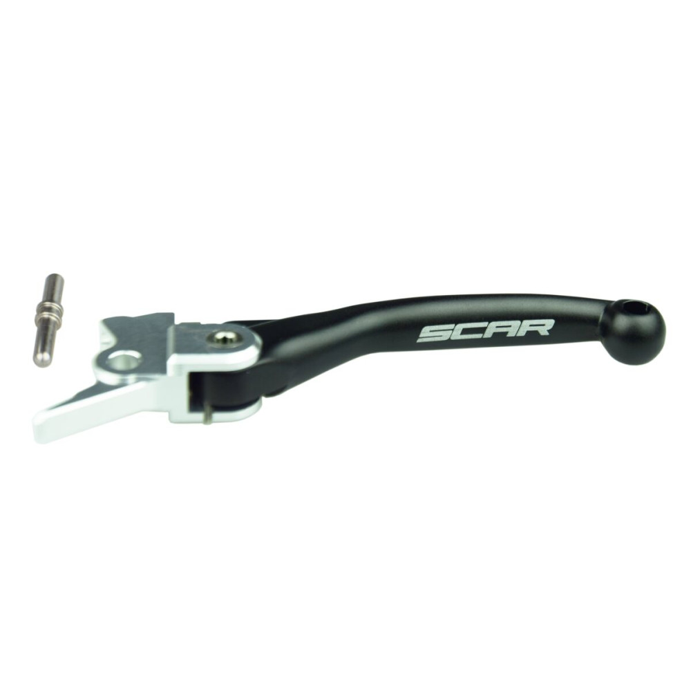 Levier d'embrayage retournable SCAR Flex noir SCAR 1 - AVSmoto Racing Parts 