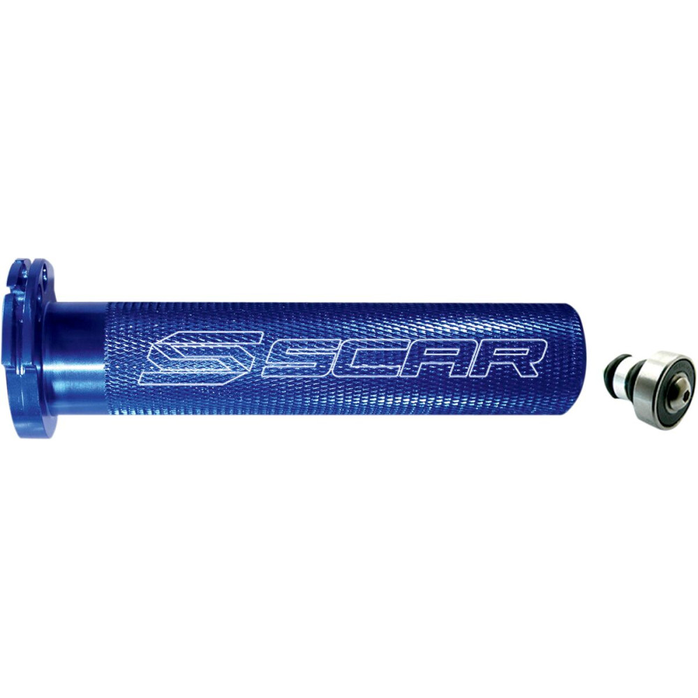 Barillet de gaz SCAR alu + roulement bleu SCAR 1 - AVSmoto Racing Parts 