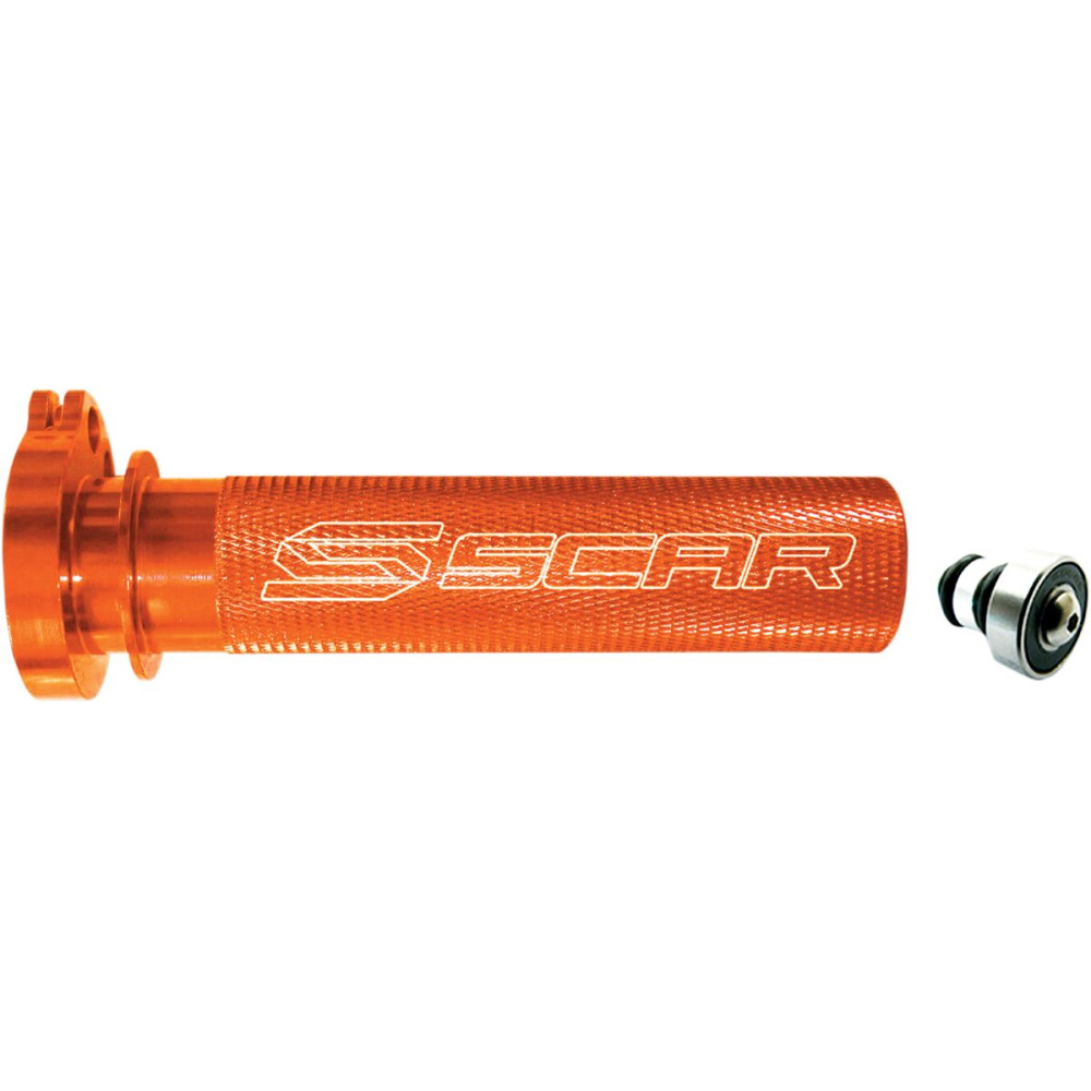 Barillet de gaz Scar aluminium Orange - KTM 250/350/450 EXC-F et SX-F SCAR 1 - AVSmoto Racing Parts 