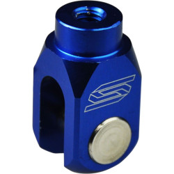 Chape de réglage de frein arrière SCAR alu bleu SCAR 1 - AVSmoto Racing Parts 