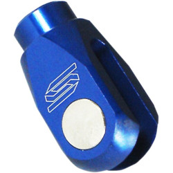 Chape de réglage de frein arrière SCAR alu bleu SCAR 1 - AVSmoto Racing Parts 