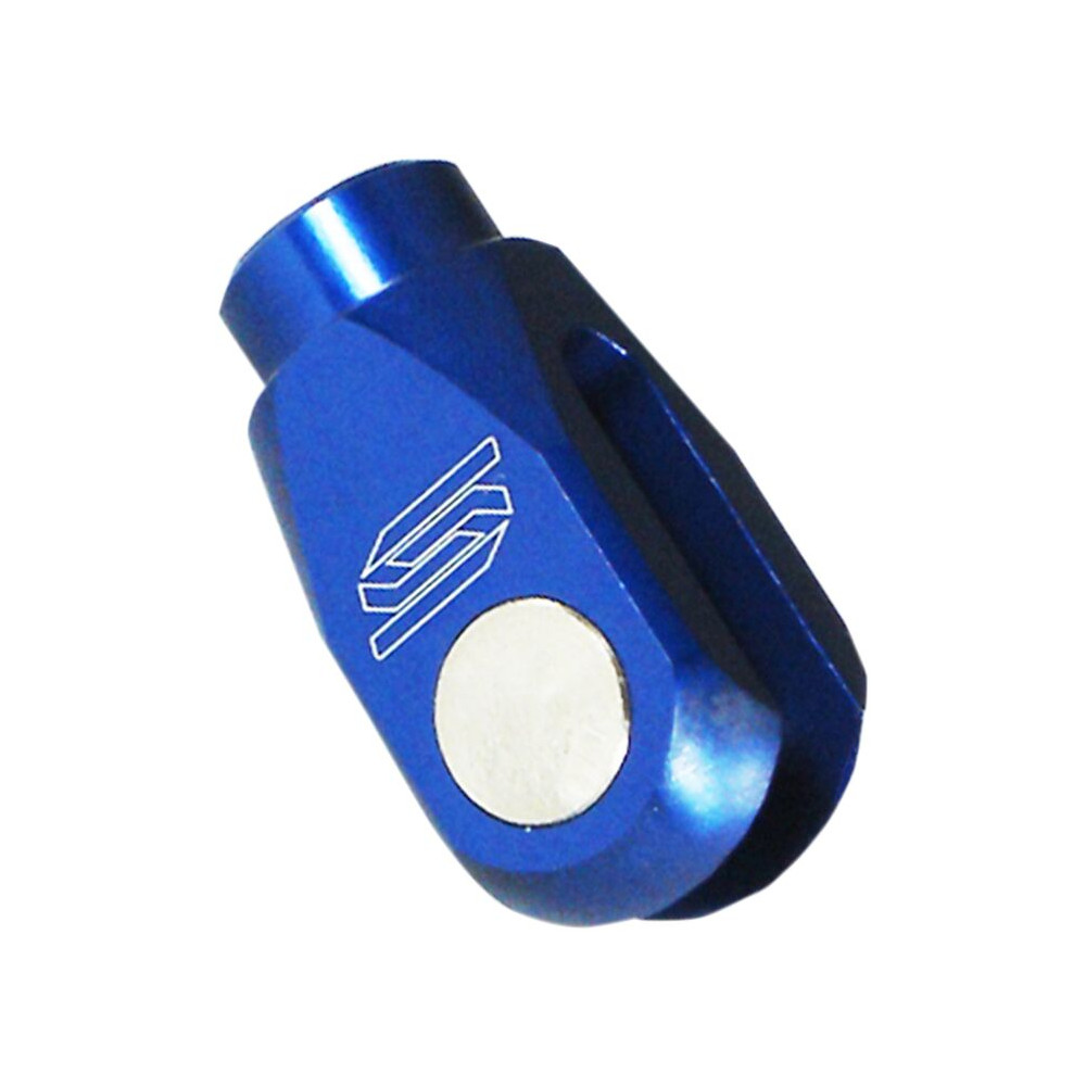 Chape de réglage de frein arrière SCAR alu bleu SCAR 1 - AVSmoto Racing Parts 