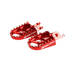 Repose-pieds SCAR Evo rouge SCAR 1 - AVSmoto Racing Parts 