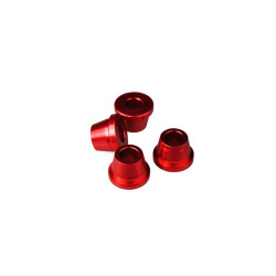 Douilles SCAR alu rouge SCAR 2 - AVSmoto Racing Parts 