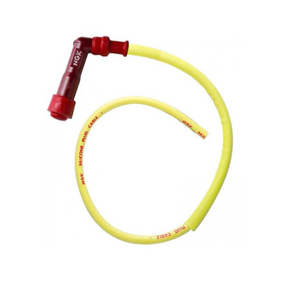 Faisceau d'allumage LY11 coudé 102° pour Bobine sans olive - cable 50cm NGK Ngk 1 - AVSmoto Racing Parts 