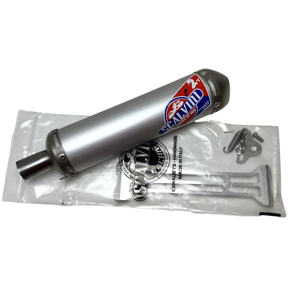 Silencieux Scalvini Racing alu embout inox Aprilia RS 125 94-12