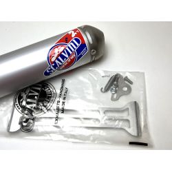 Silencieux Scalvini Racing alu embout inox Aprilia RS 125 94-12