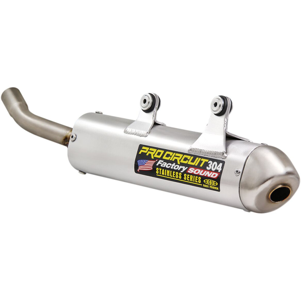 Silencieux PRO CIRCUIT 304 alu brossé/casquette inox Gas Gas EC2500/300