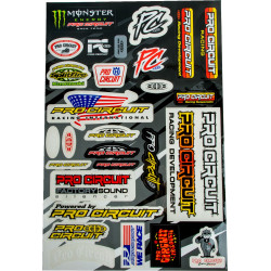 Feuille de stickers PRO CIRCUIT Deluxe