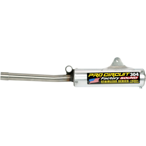 Silencieux PRO CIRCUIT 304 alu embout inox Honda CR 125 R 87-88