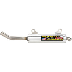 Silencieux PRO CIRCUIT 304 alu brossé sortie inox Honda CR250R 1990