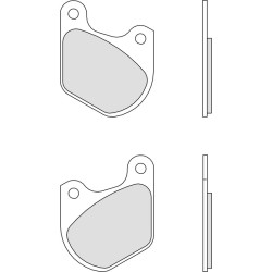 Plaquettes de frein BREMBO route carbone céramique - 07HD0303