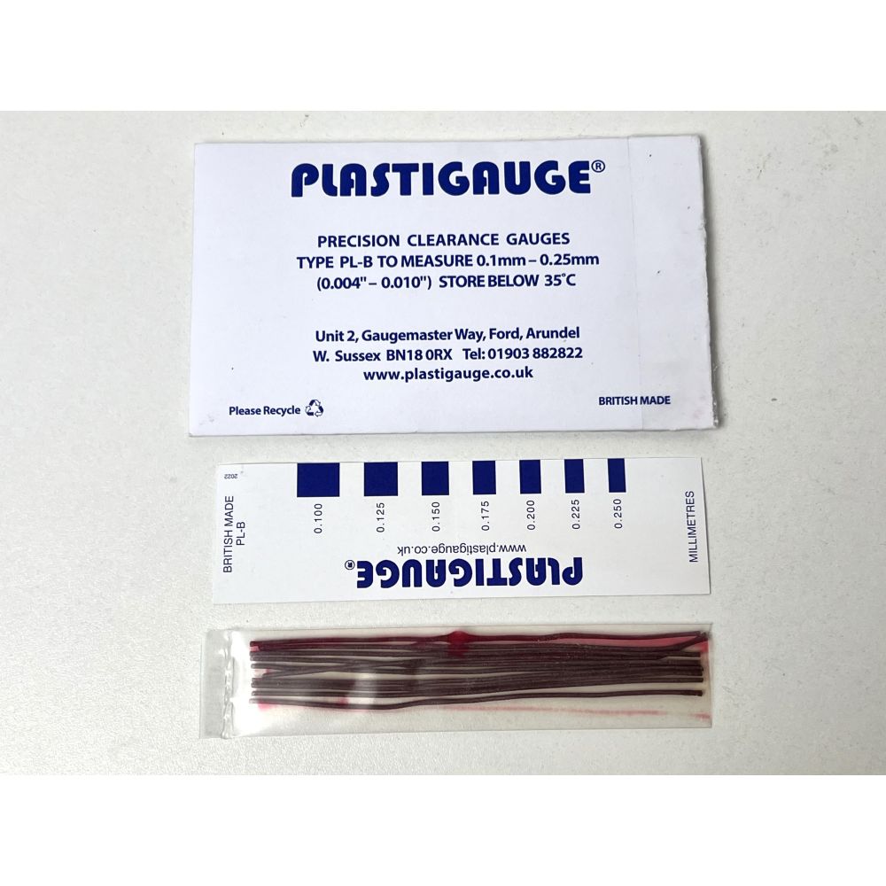 Plastigauge - jauge plastique 0,100 - 0,250mm pack de 10