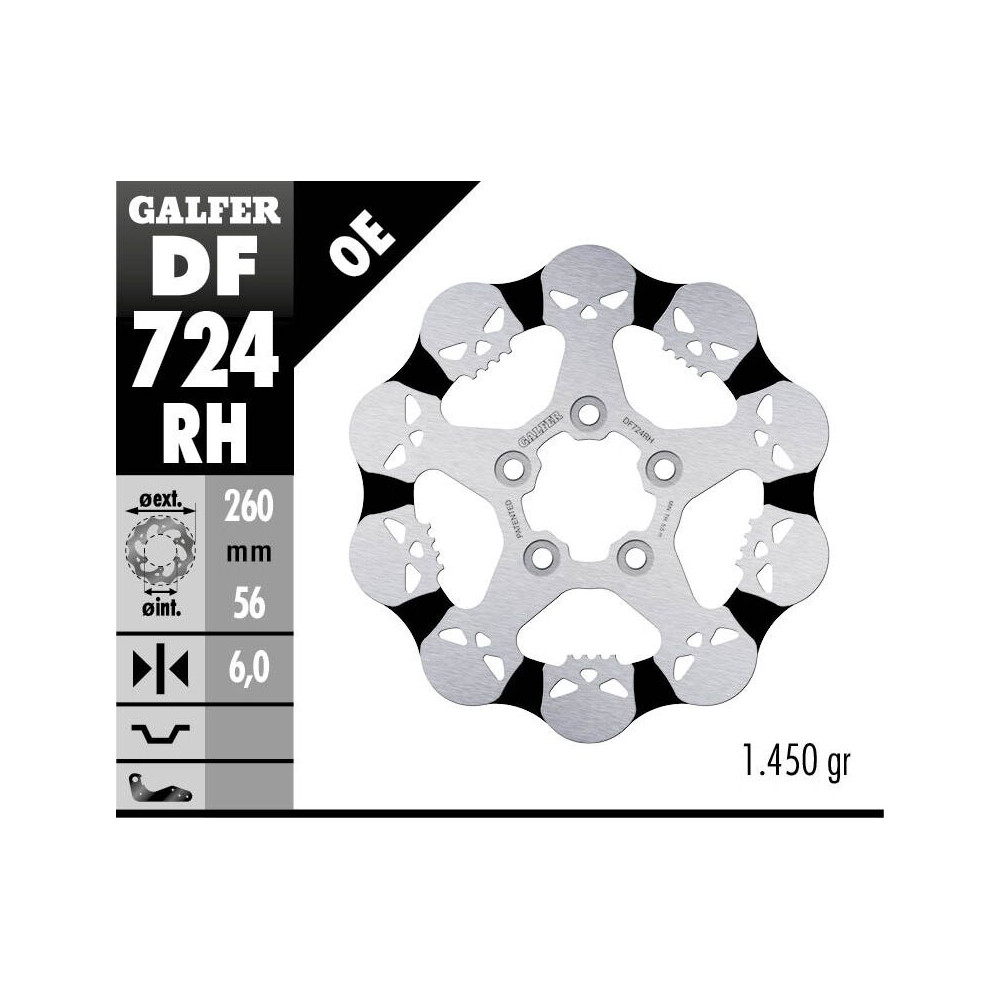 Disque de frein Galfer