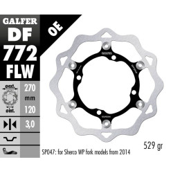 Disque de frein Galfer