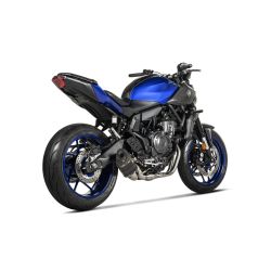 Ligne complète Akrapovic Racing carbone, Yamaha 700 MT-07 2025