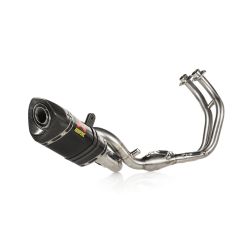 Ligne complète Akrapovic Racing carbone, Yamaha 700 MT-07 2025