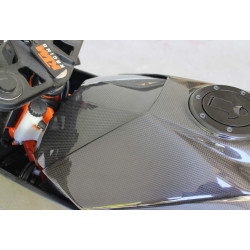 Capot de batterie carbone, KTM RC 125-200-390 2013-21