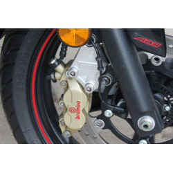 Support étrier conversion Brembo 40mm noir, Yamaha R25/ R3